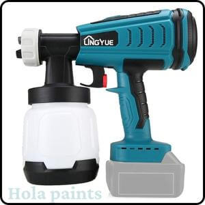 LINGYUE 18V Makita Battery Cordless Paint Sprayer For Outdoors and Home