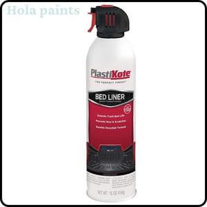 PlastiKote Black Truck Bed Liner-Best Spray Paint For Rims Black