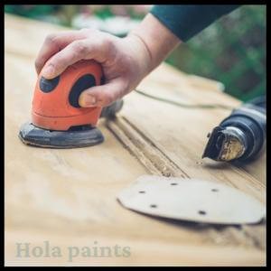  how to remove acrylic paint from wooden pallet using sanding machine
