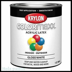 is acrylic paint latex	
