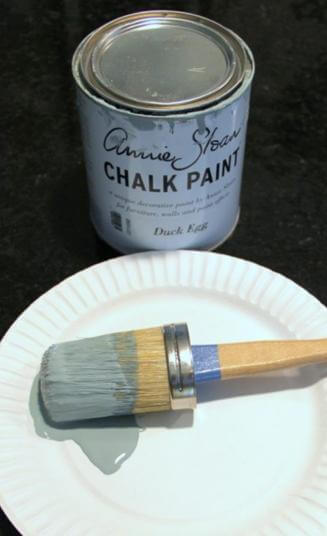 How to Use Chalk Paint with brush