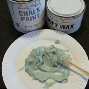 how to seal chalk paint with wax or poly sealant