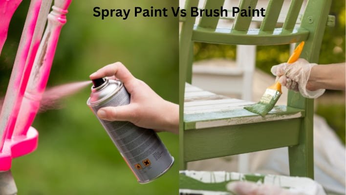 Spray Paint vs. Brush Paint On Metal, Wood, & Furniture