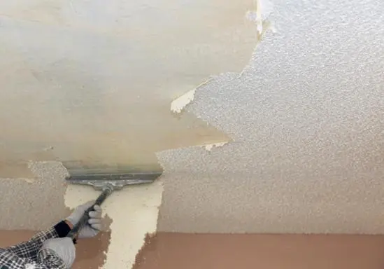 Cleaning The Popcorn ceiling
