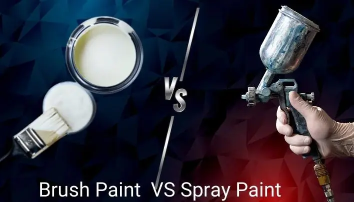 Spray vs. Brush Painting