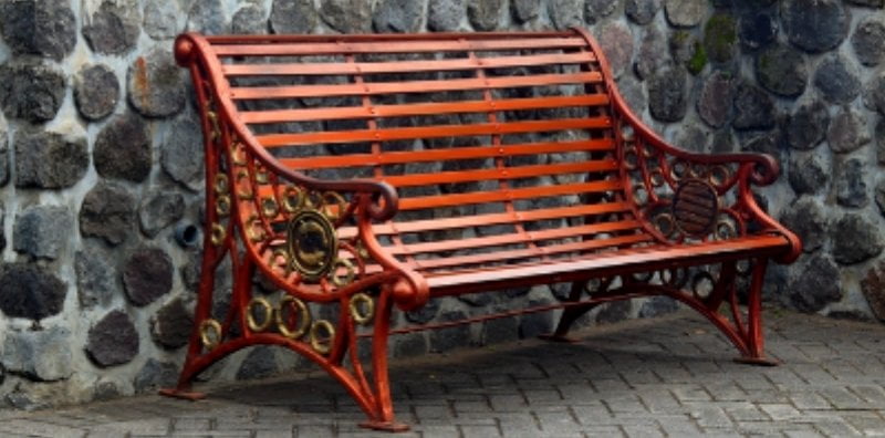 paint metal furniture (garden chair)