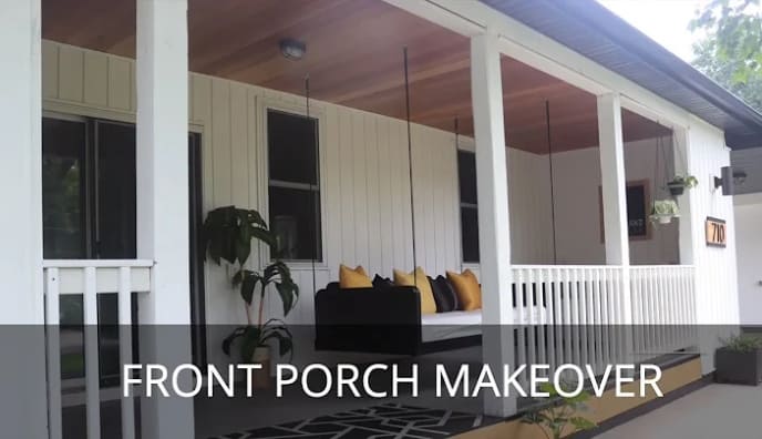 Front porch makeover with rexbeti sprayer