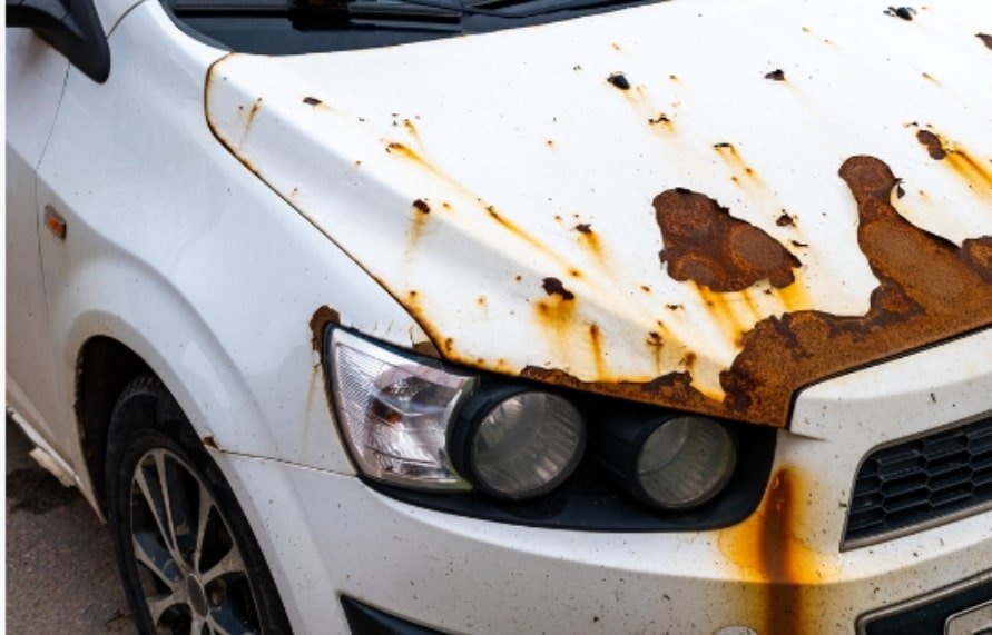 damaged bumper requires  repaint  