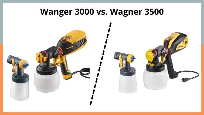 Wagner FLEXiO 3000 vs 3500- Handheld HVLP Sprayer