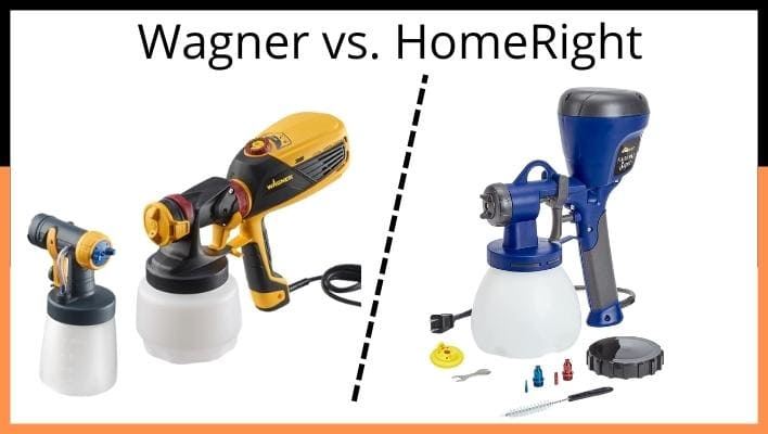 Wagner Vs HomeRight Paint Sprayer | Comparing HVLP