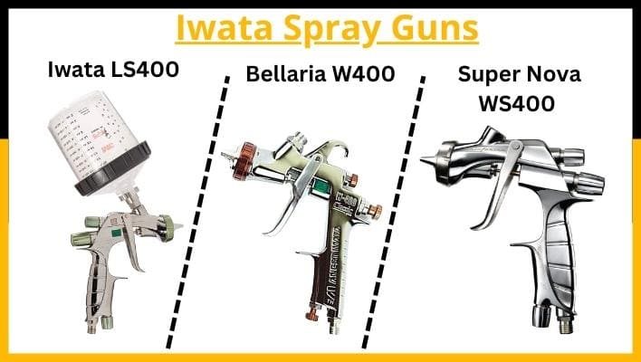 Iwata Spray Gun Reviews | LS400, Super Nova WS400 &  Bellaria