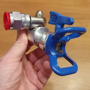 Reduce Graco sprayer spitting with cleanshot valve