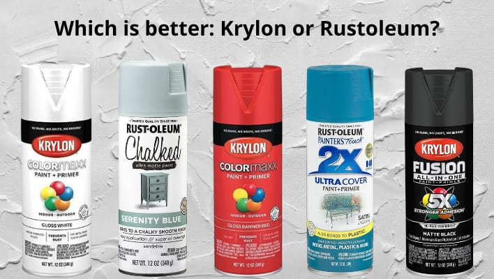 Rustoleum Vs Krylon Spray Paint Comparison