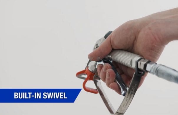 graco 210es swivel connector prevents hose twisting