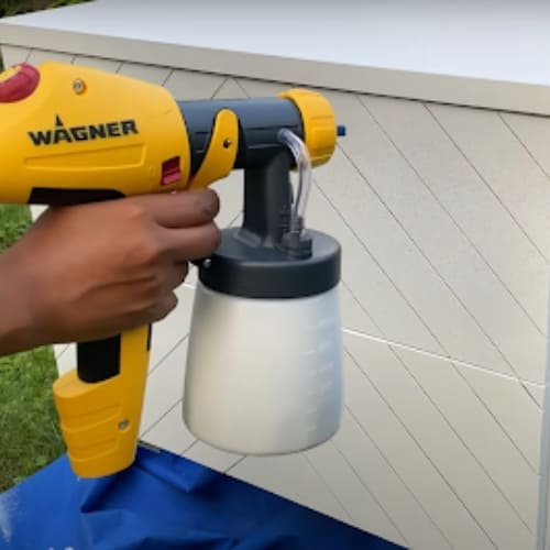 less overspray with wagner flexio 5000 paint sprayer
