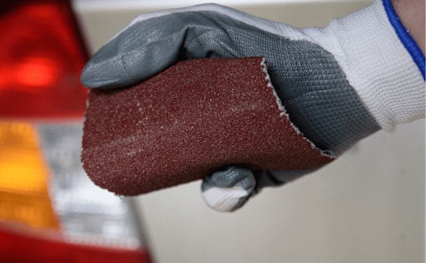 what grit sandpaper for car paint