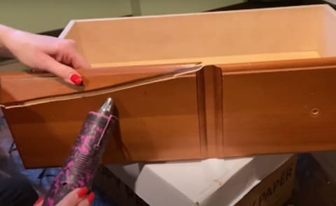 Repairing The Drawer to paint