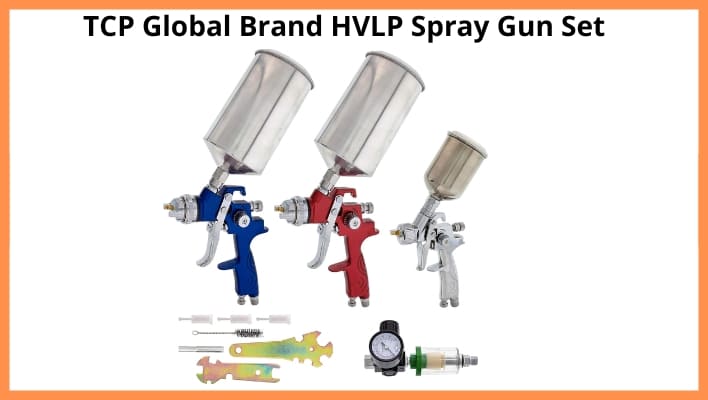 Tcp Global Spray Gun Review- HVLP 9 Pieces Kit