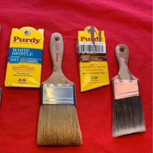 2 and 2-12 Nylon Polyester purdy paint brush