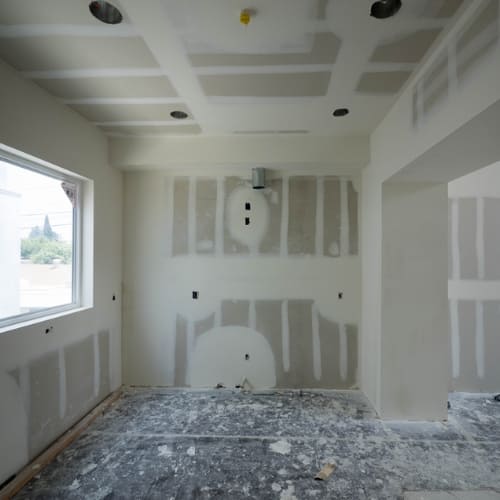 paint drywall without plastering