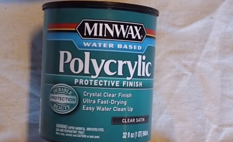 poly acrylic protective finish over chalk paint