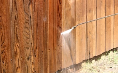 Clean a Wooden Fence Before Staining