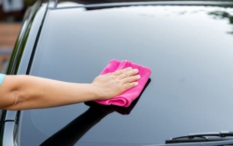 remove paint overspray from car windshield