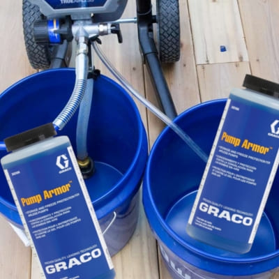 graco paint sprayer storage fluid